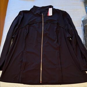 Livi Active Black Full-Zip Jacket